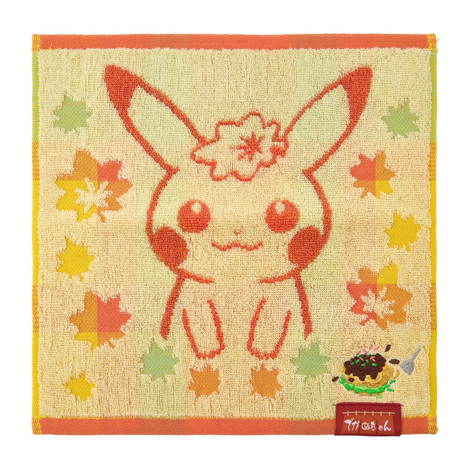 Pokemon Center R Pikachu Hand Towel with Okonomiyaki design from Japan