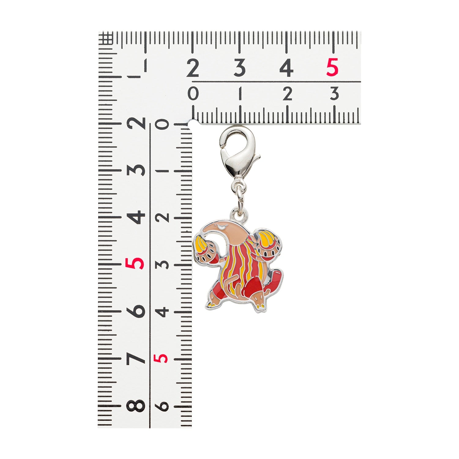 Pokemon Metal Charm 631 from Japan, showcasing a collectible charm with vibrant colors and intricate design