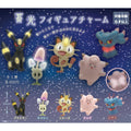 Pokemon Luminous Figure Charm Blacky from Japan, glowing detail