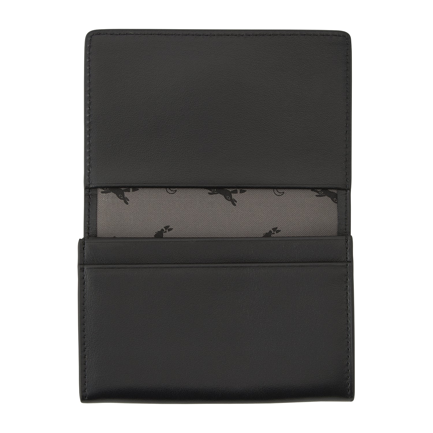 Genuine leather business card holder Blacky