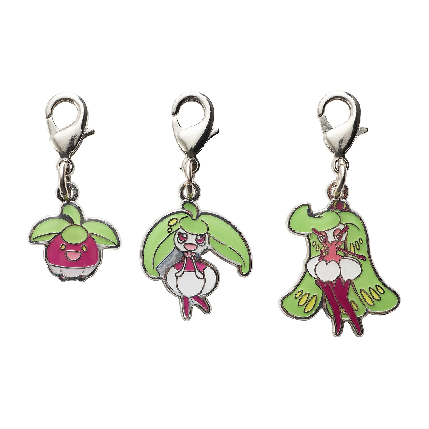 Pokemon Japan metal charm 761-763, detailed miniature figures from Japan