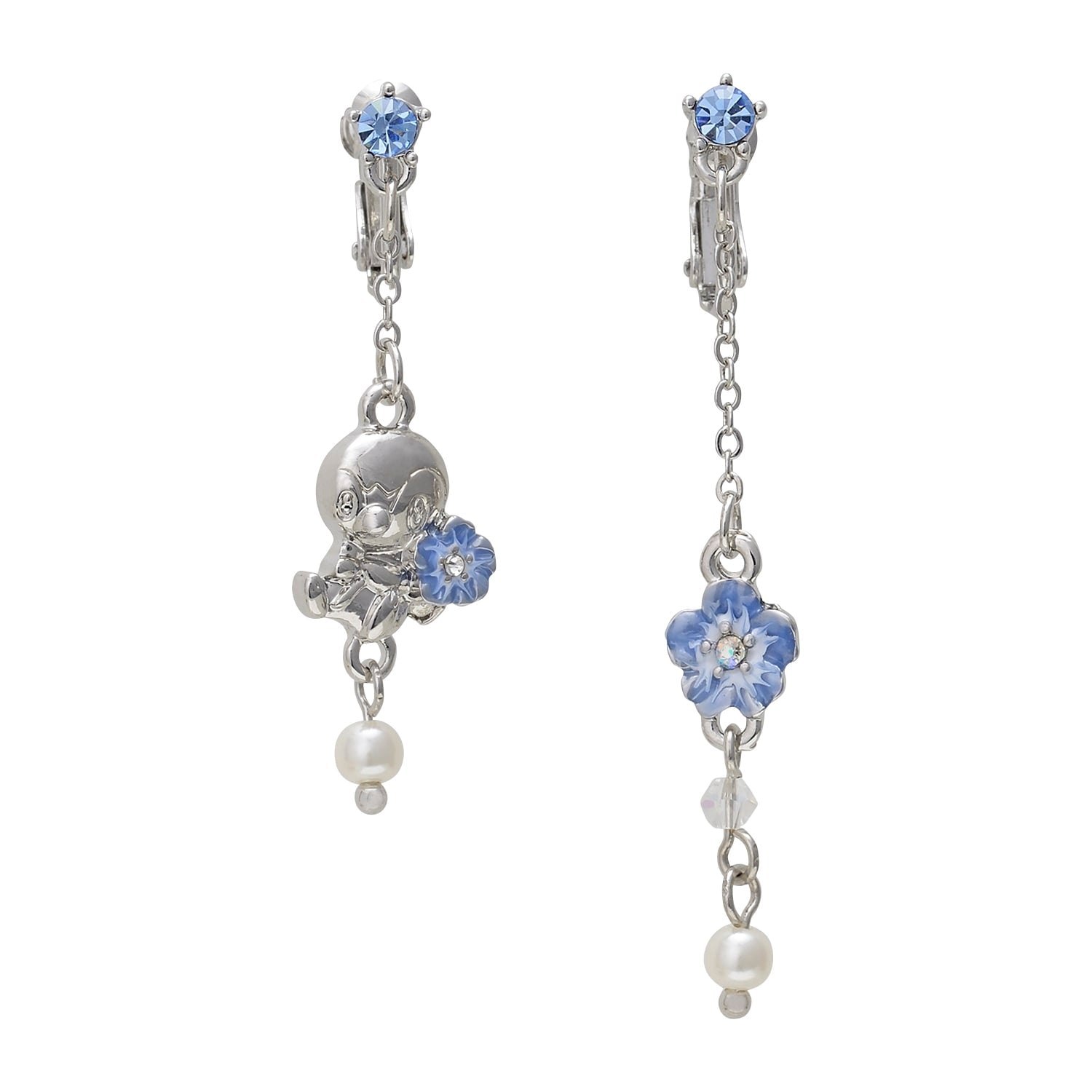 Pokemon Baby Blue Eyes Earrings from Japan, blue eye design