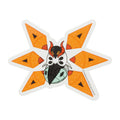 Pokemon Sticker Tetsunodokuga from Japan, featuring Iron Moth artwork
