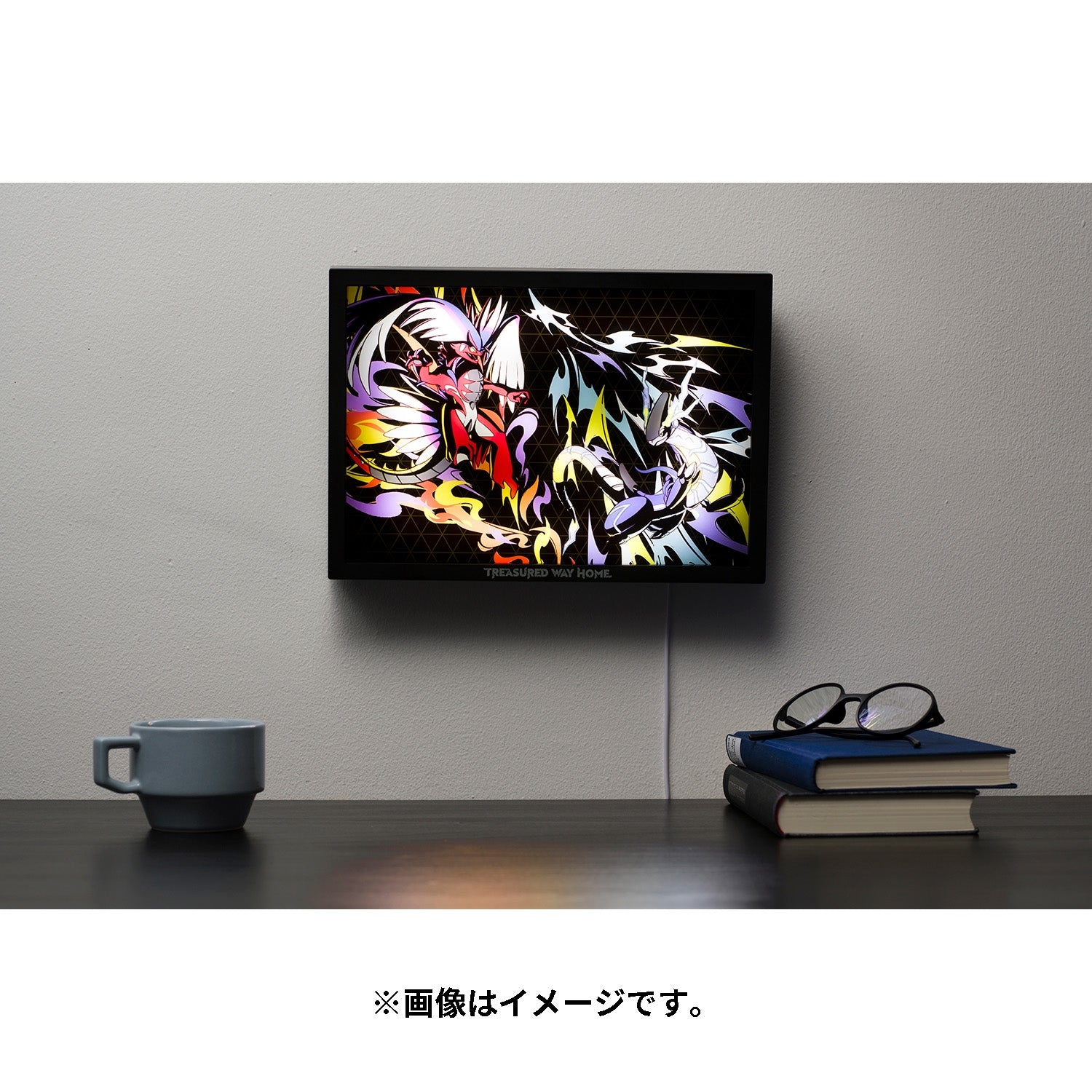 Official Pokemon Center Japan logo on the LED Art Frame, ensuring authenticity from Japan
