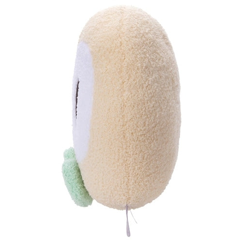 Pokemon face cushion plush toy with soft texture and vibrant colors from Japan