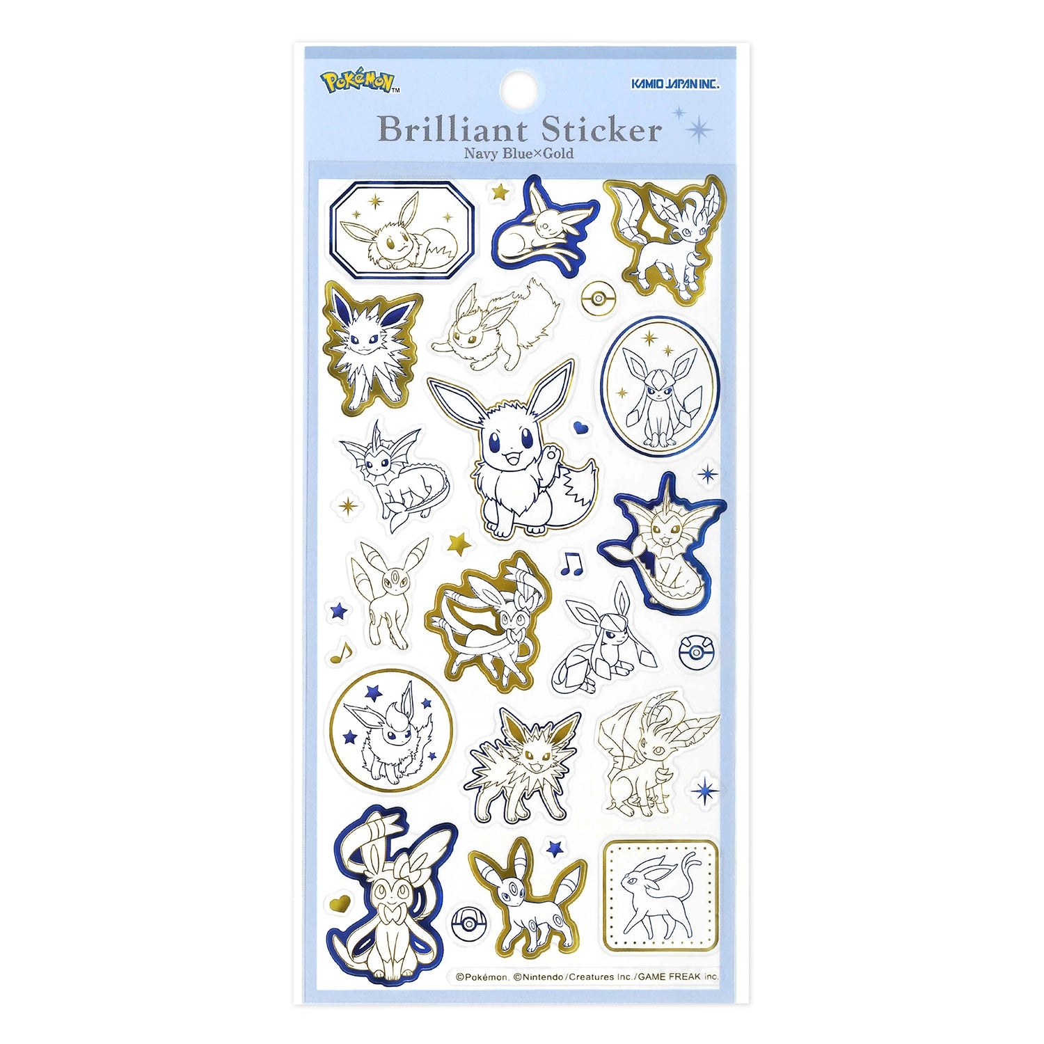 Eevee sticker with official artwork from Japan, featuring Normal-type Pokemon
