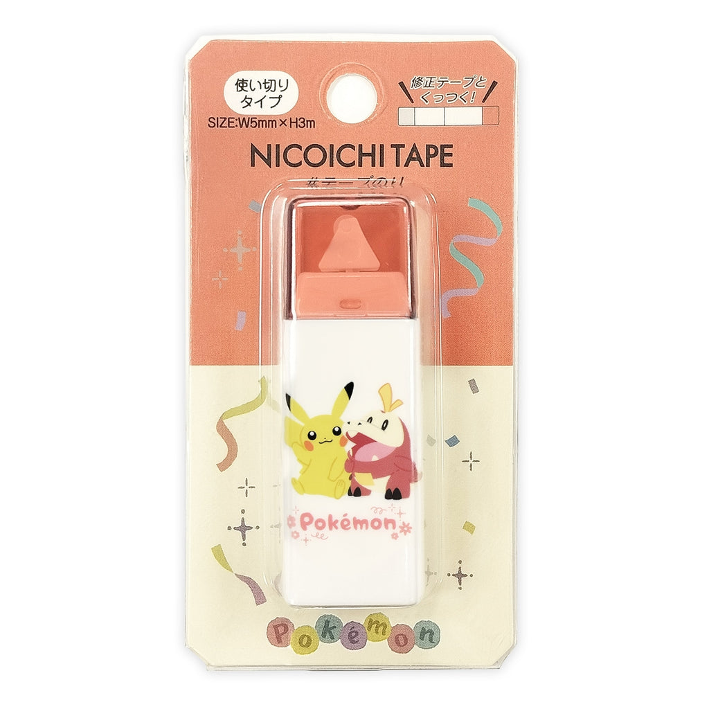Official Pokemon Center Japan Pikachu Tape Glue with Electric-type details