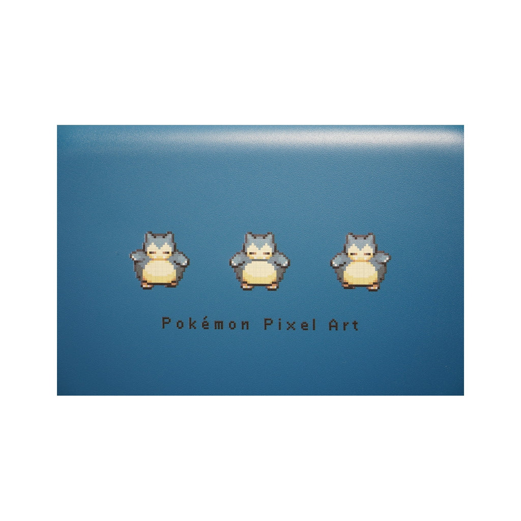 Authentic Japanese Pixel Art Suitcase S Blue with Snorlax design, ships from Japan