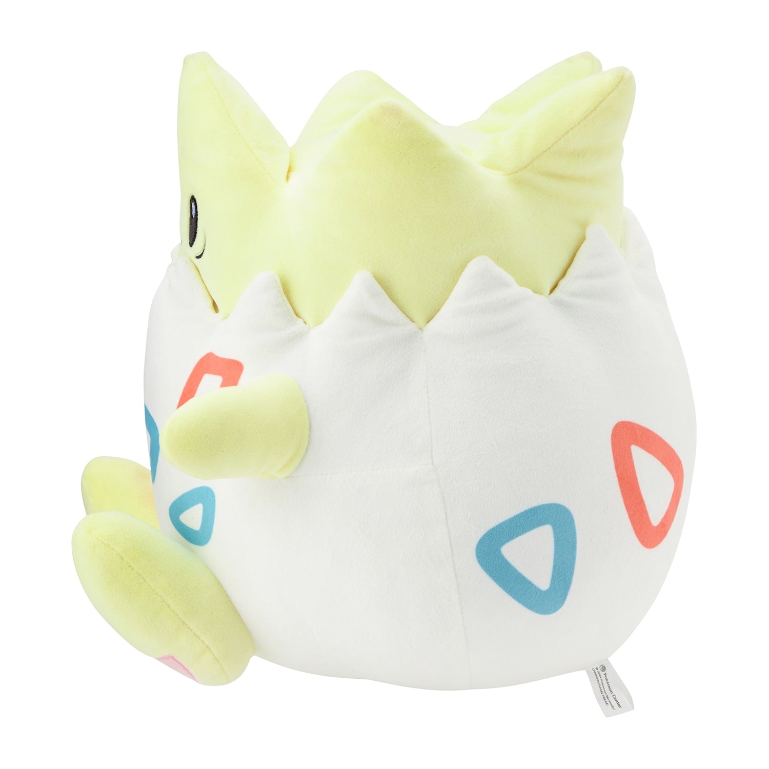 Mocchirich Plush Togepi sitting pose, authentic Japanese collectible