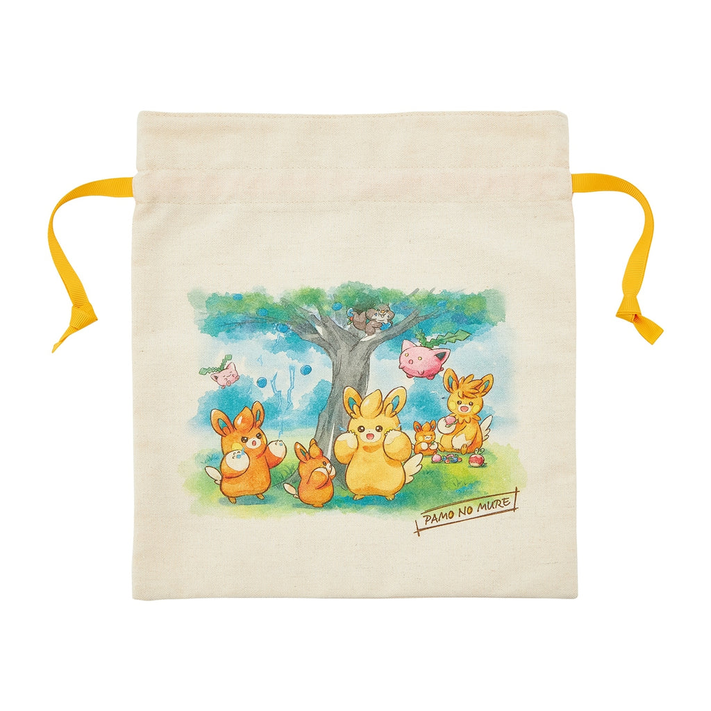 Canvas drawstring purse PAMO NO MURE