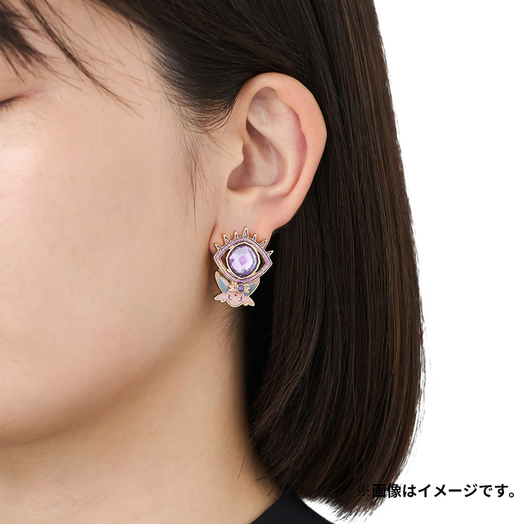 Back view of Pokémon Earrings, Japan exclusive anime collector item