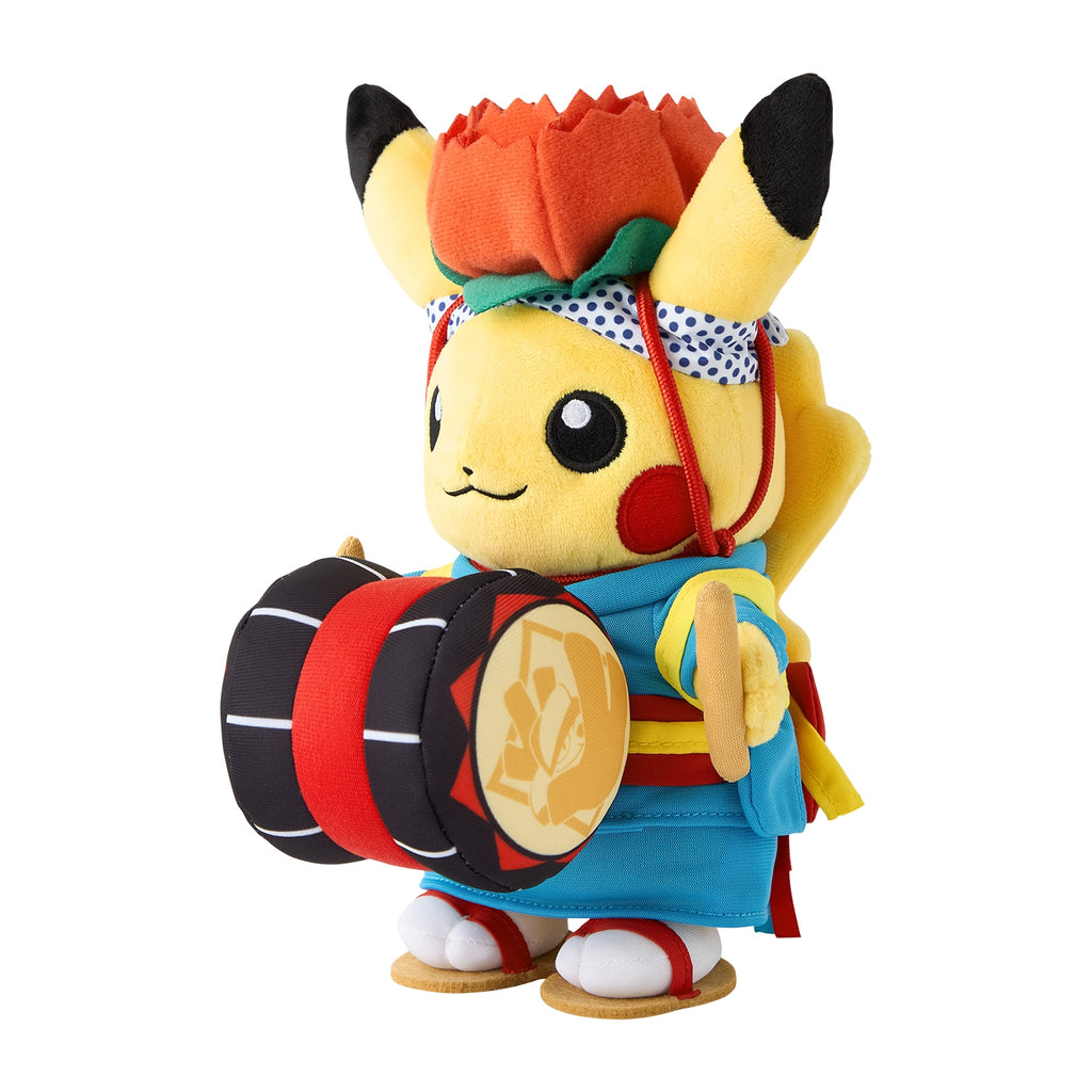 Authentic Pokemon Center Tohoku Pikachu plushie with detailed ears from Japan