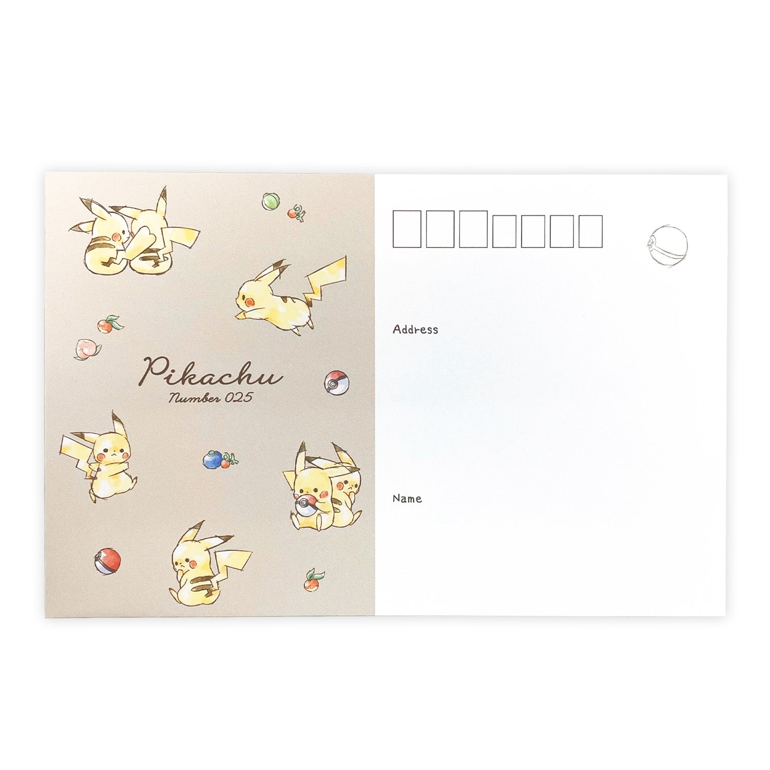 Die-cut letter “Pikachu number025” Pikachu flyer