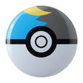 Pokemon Can Badge Moon Ball pin, blue and white enamel design from Japan
