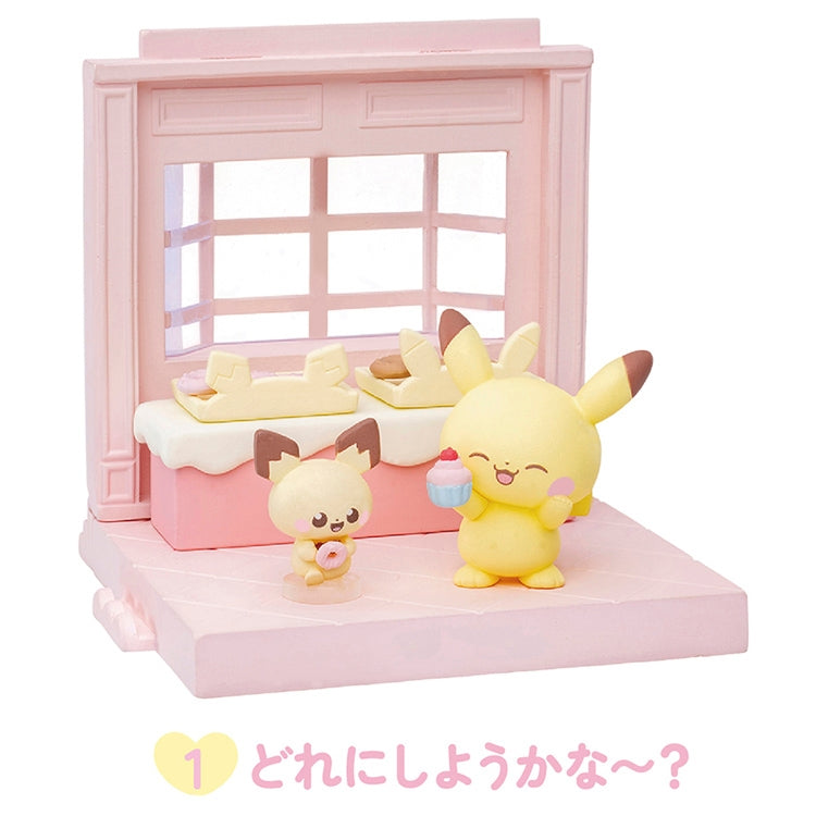 Pokepiece Collection House Sweets shop figure from Japan with Pokemon character display
