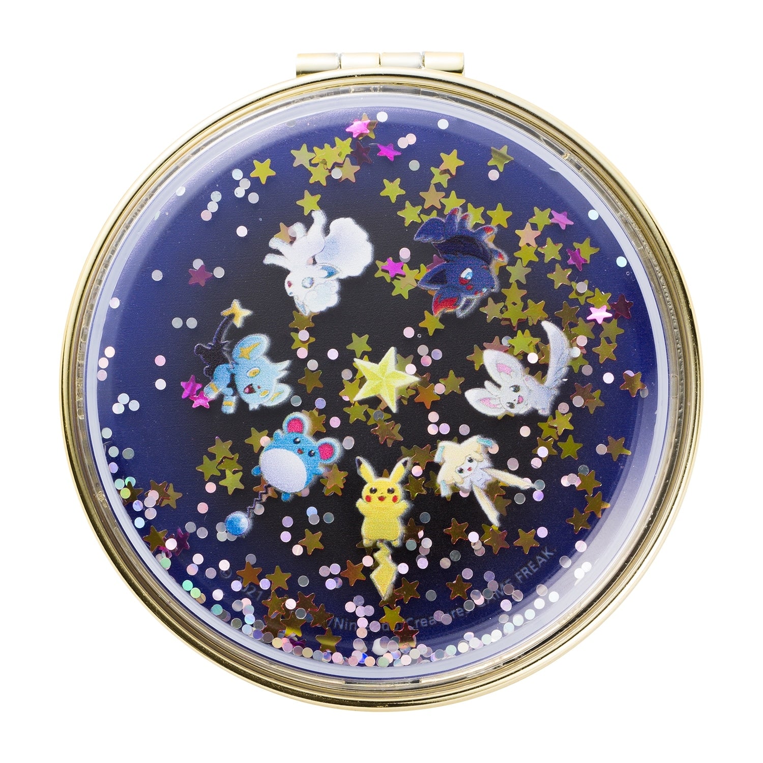 Pokemon Speed Star hand mirror with colorful design from Japan