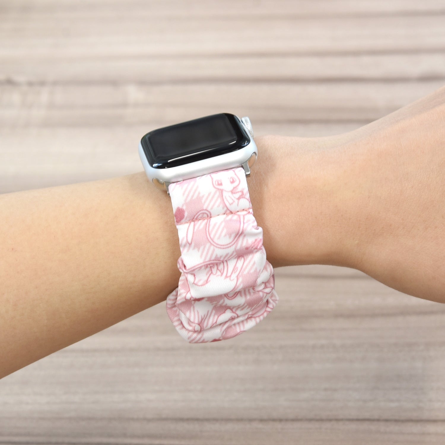Apple Watch 42/41/40/38mm compatible scrunchie band Mew