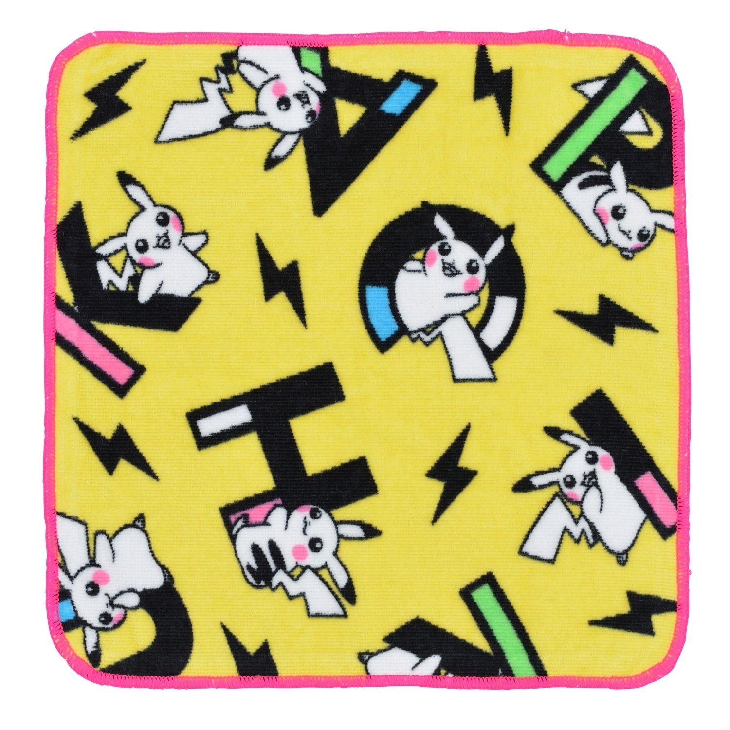 Pokemon PIKAPIKACHU hand towel with cute Pikachu design from Japan