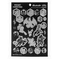 Pokemon Seal Black Cool Series Stickers from Japan, featuring official characters and collector-grade quality