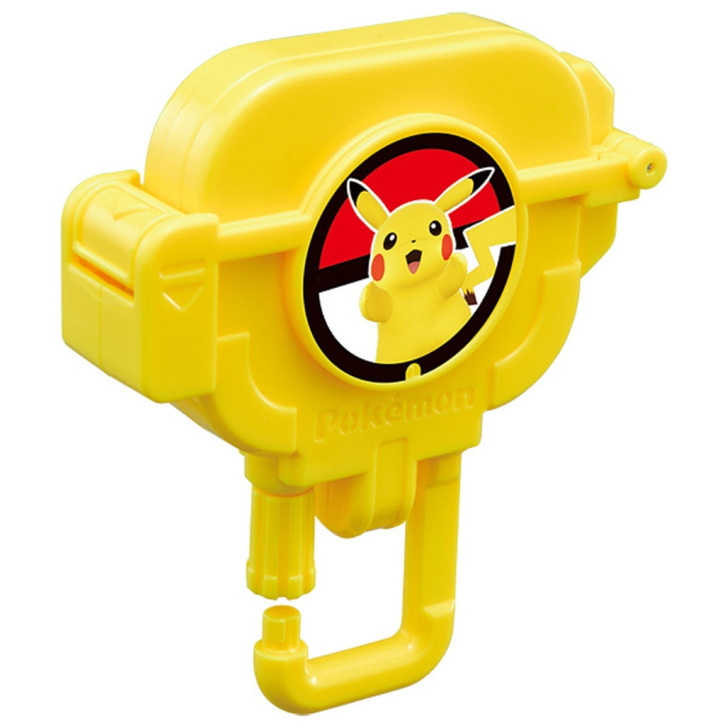 Japan Exclusive Mezasta Tag Holder Set DX Pikachu, featuring official Pokemon Center Online packaging and authenticity seal