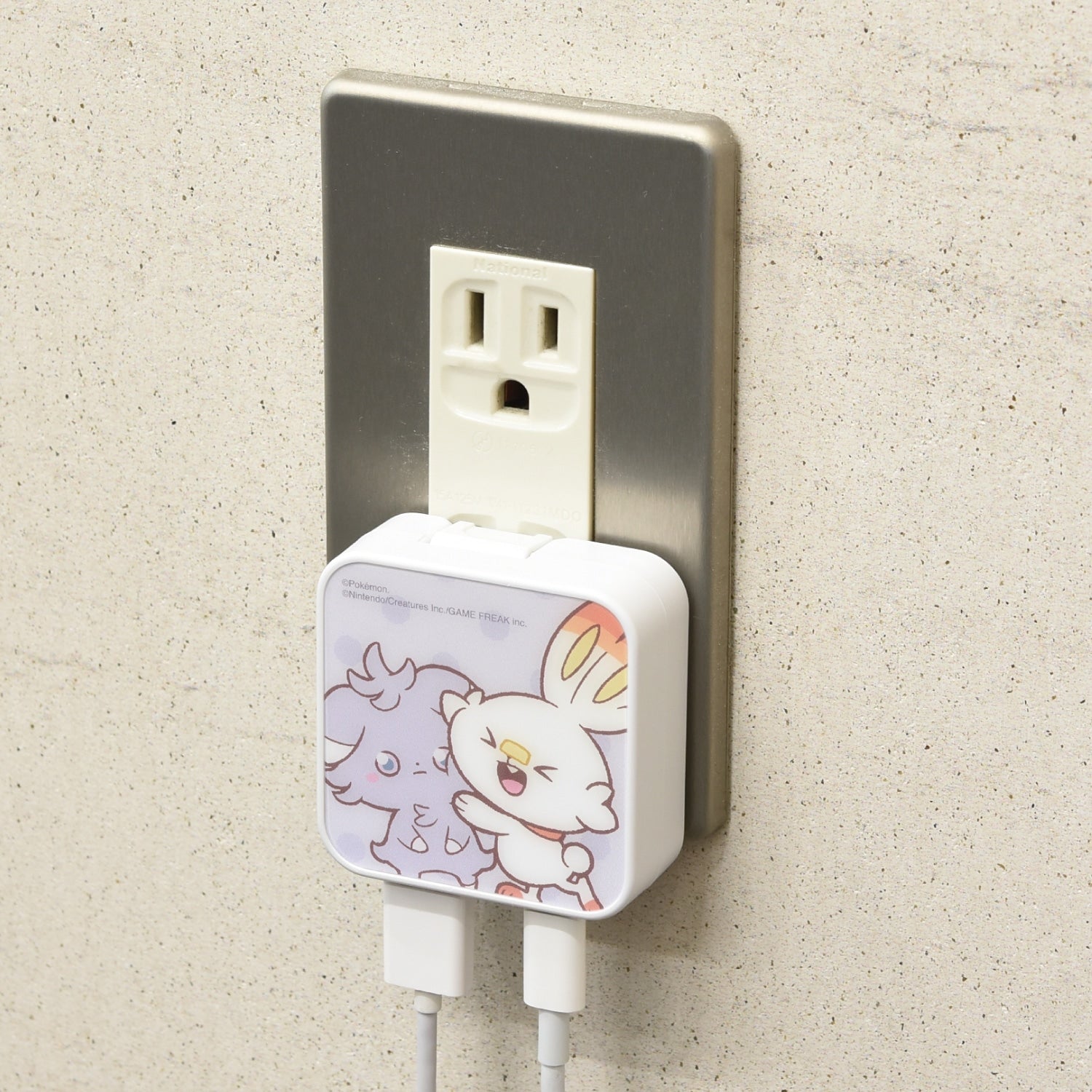 Pokepiece USB/USB Type-C AC adapter Nyasper & Hibani