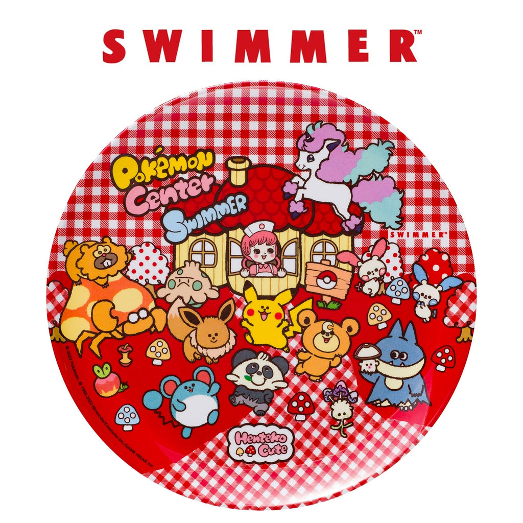 SWIMMER melamine plate Henteko Cute