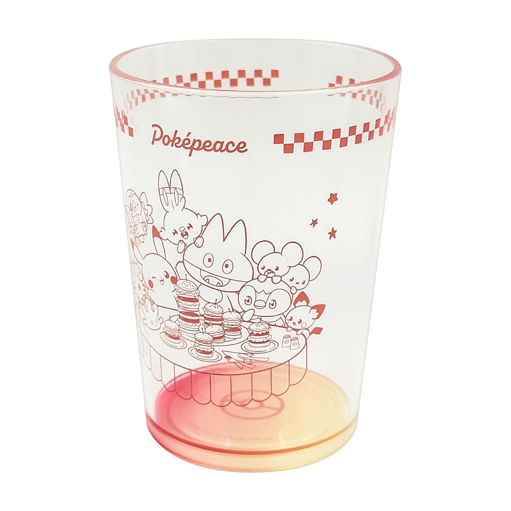 Plastic cup diner red poke piece