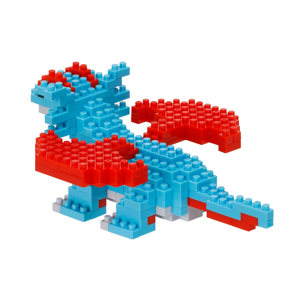 Nanoblock Bomanda Pokemon toy from Japan, showcasing colorful packaging