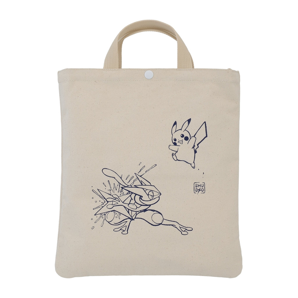 2WAY tote bag Gekkouga and Pikachu NINJA SHUGYO