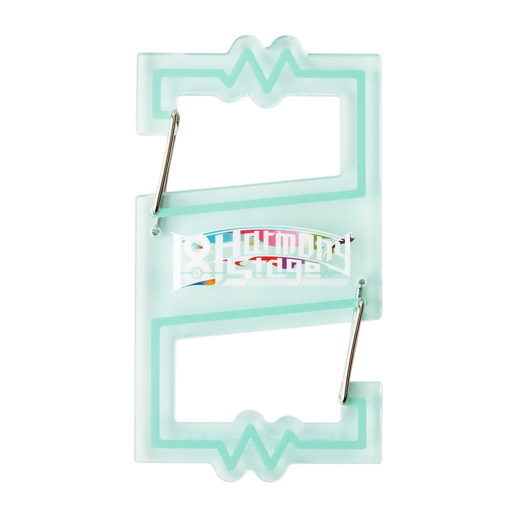 Close-up of Pokemiku 18 Harmony Stage carabiner, official Pokemon Center Japan item