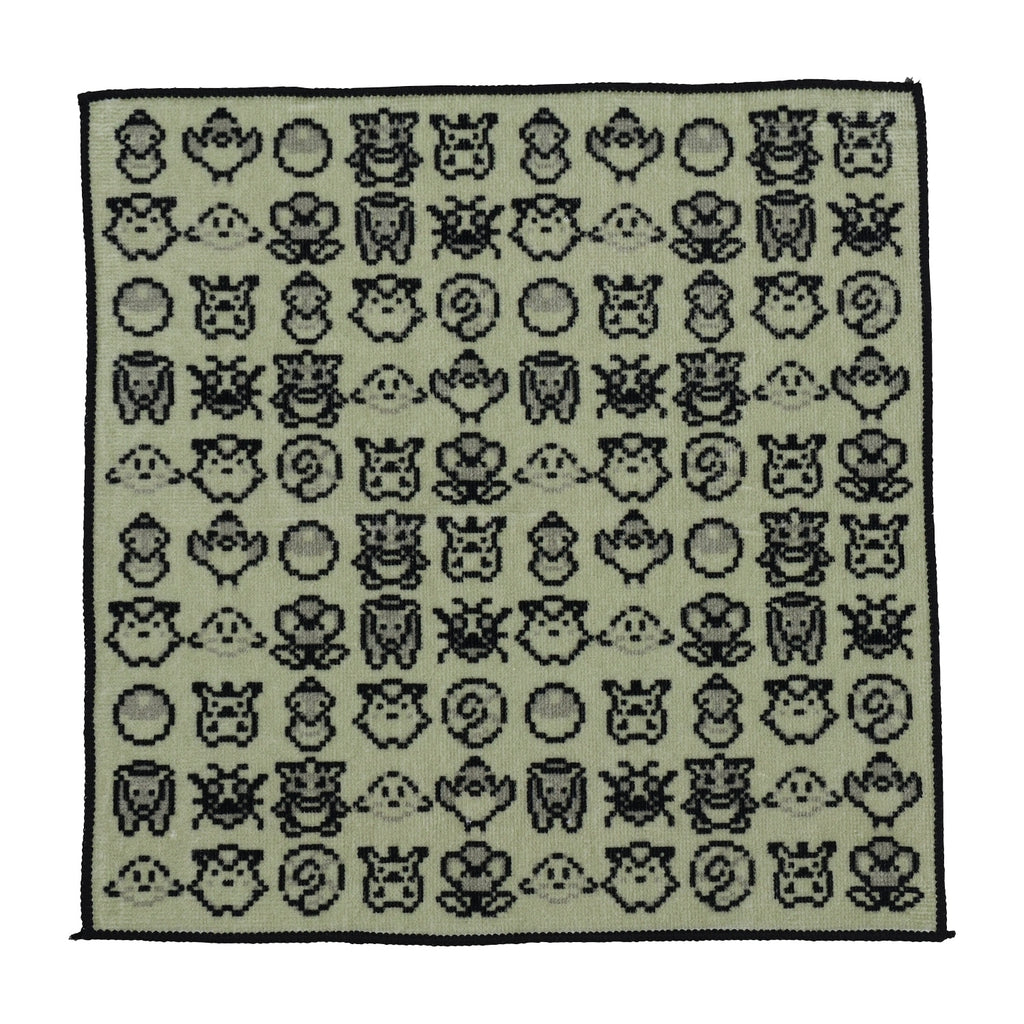 Pokemon Hand Towel with Game Dot design from Japan