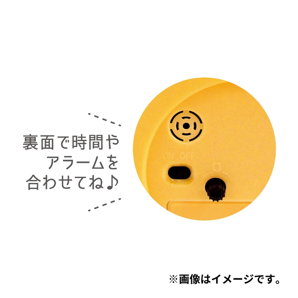 Round alarm clock colors/orange