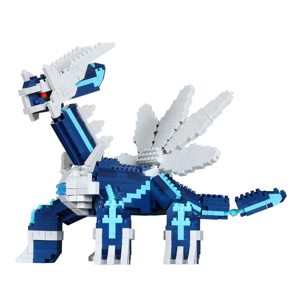 Nanoblock Dialga DX Pokemon figure, Japanese anime collectible with vibrant colors