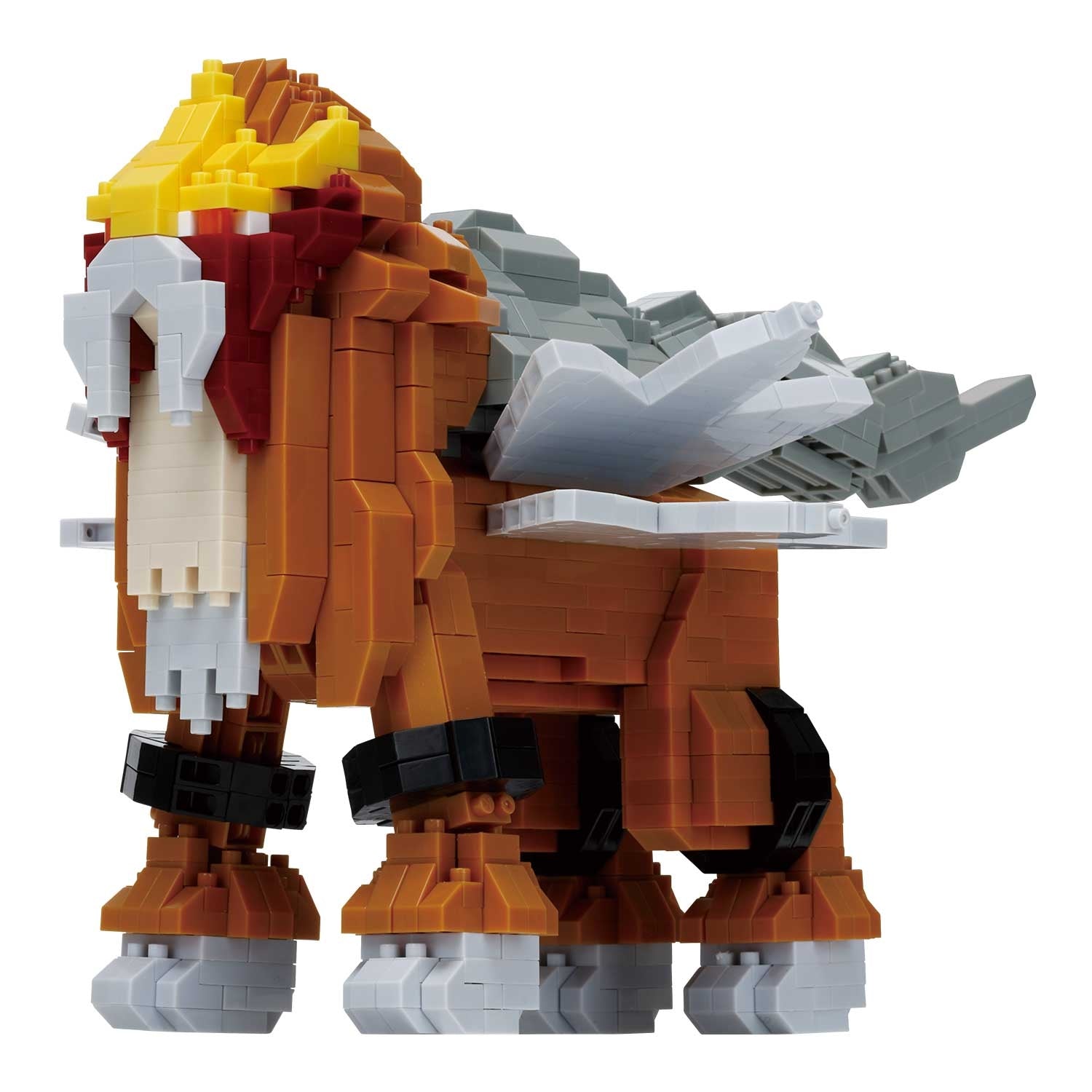 Authentic Japanese Nanoblock Entei with intricate details