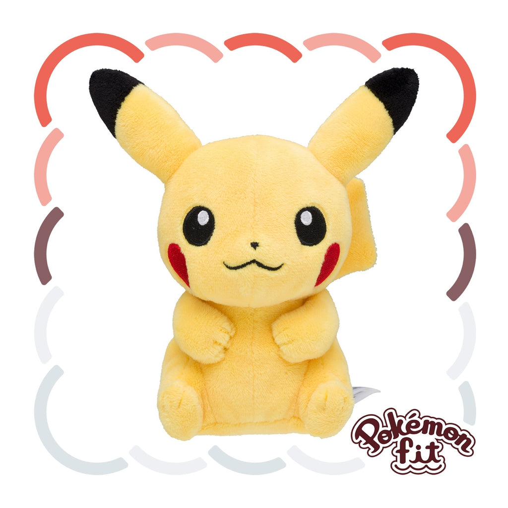 Pokémon fit Pikachu (#25) Official Plush — Pokémon Center Japan