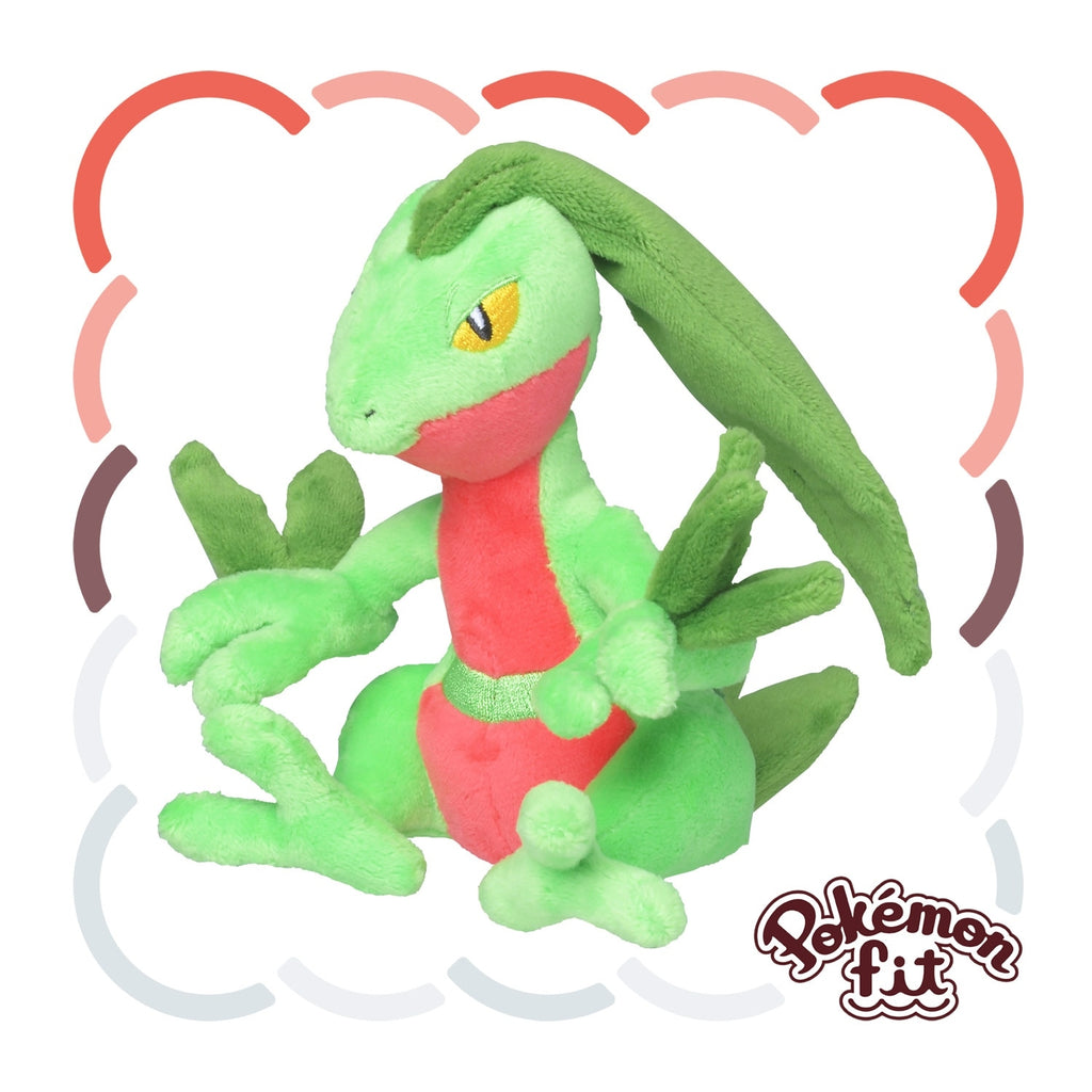 Pokémon Fit Plush – Grovyle #253 | Official Pokémon Center Japan