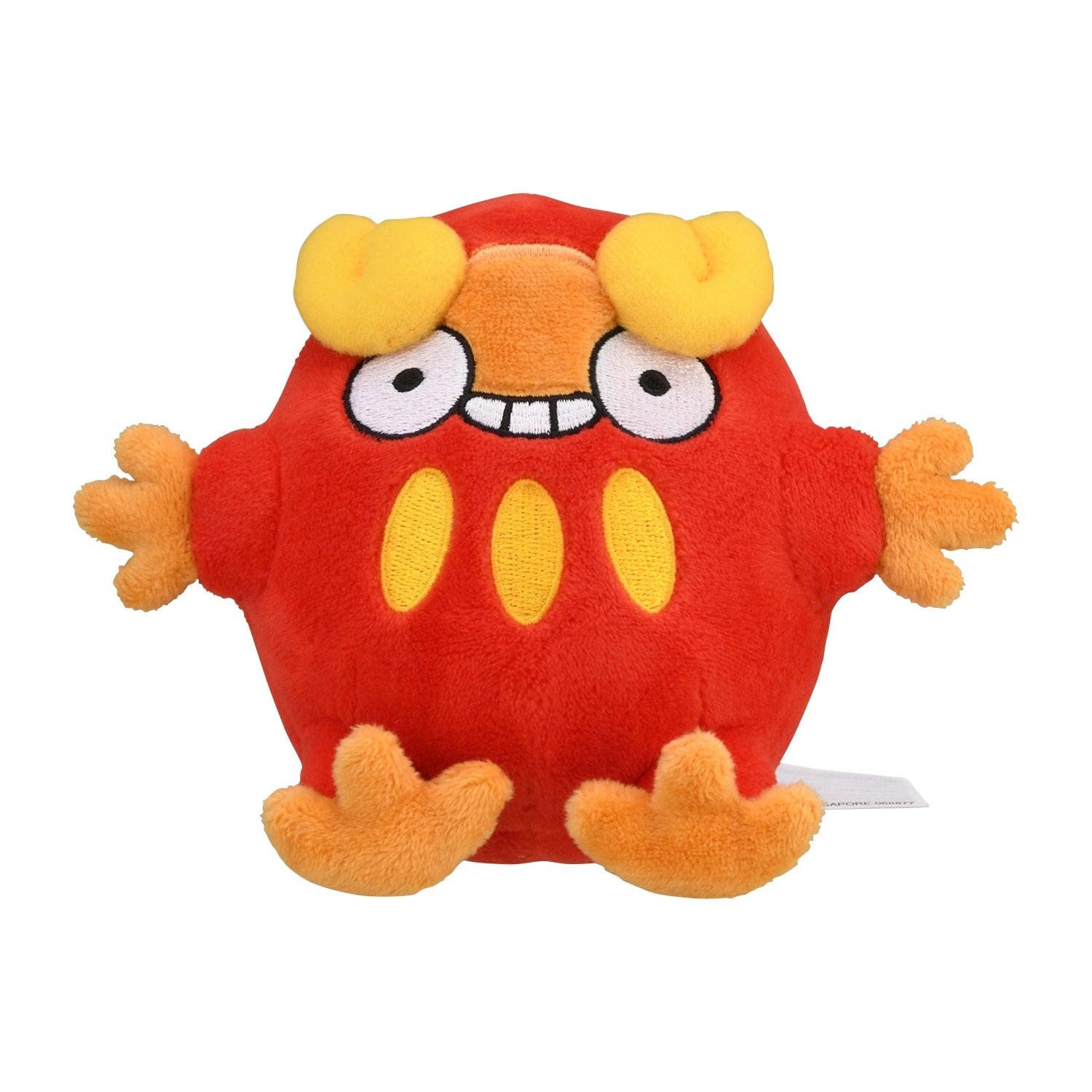 Authentic Japanese Pokemon Darumakka Plush 554, front view