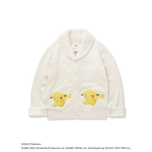 [gelato pique] [Unisex] Baby Moco Jacquard Shawl Cardigan Ivory S-M/M-L