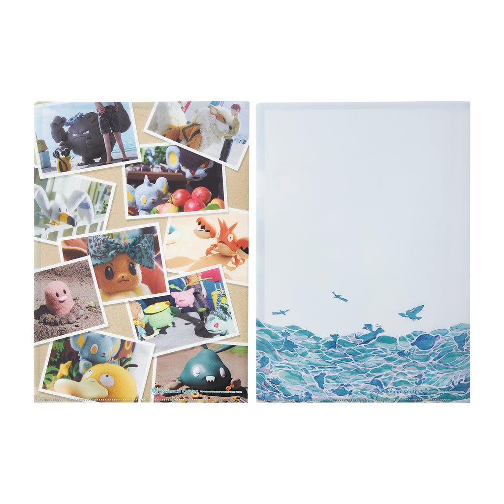 A4 clear file set of 2 Pokemon Concierge