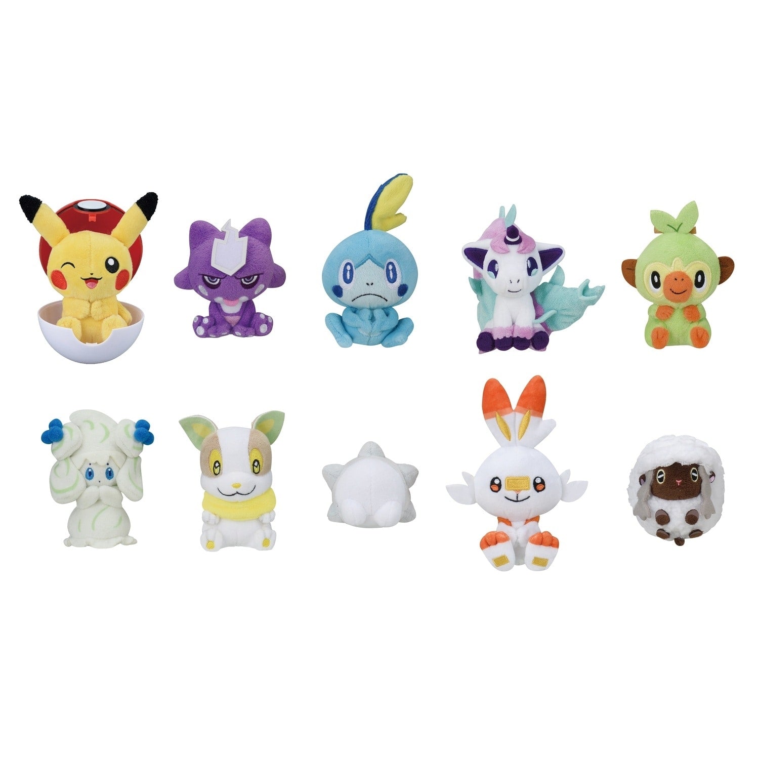 Pokemon Petit Stuffed Toy in Monster Ball Case from Japan, cute design