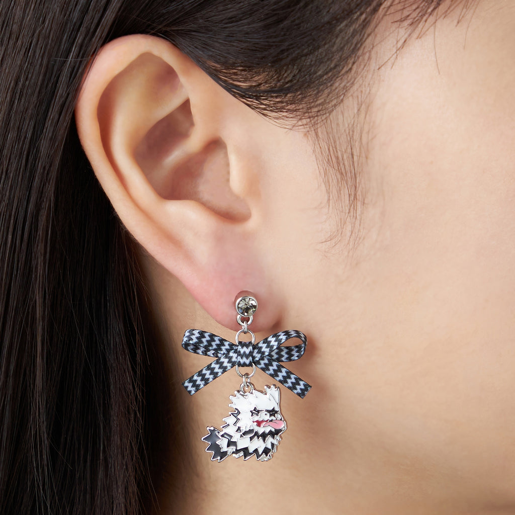 Pokemon earrings from Japan, featuring Nitamono and Galar Zigzaguma characters