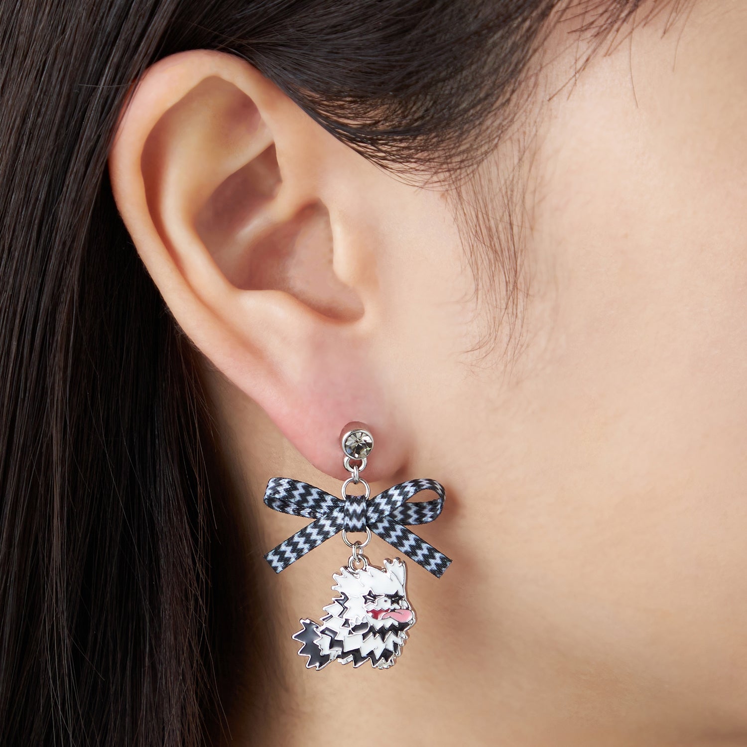 Pokemon earrings from Japan, featuring Nitamono and Galar Zigzaguma characters
