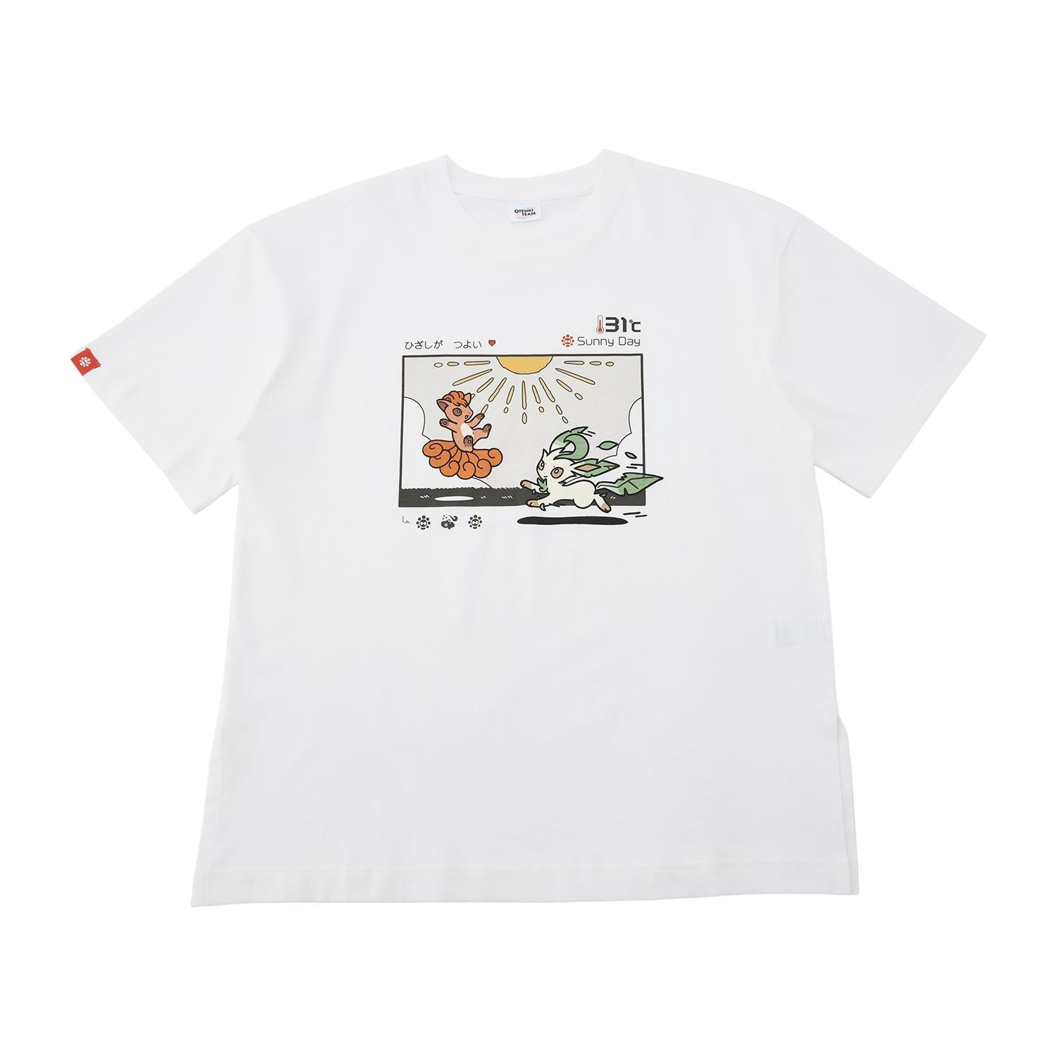 T-shirt OTENKI TEAM Vulpix and Leafeon M/L