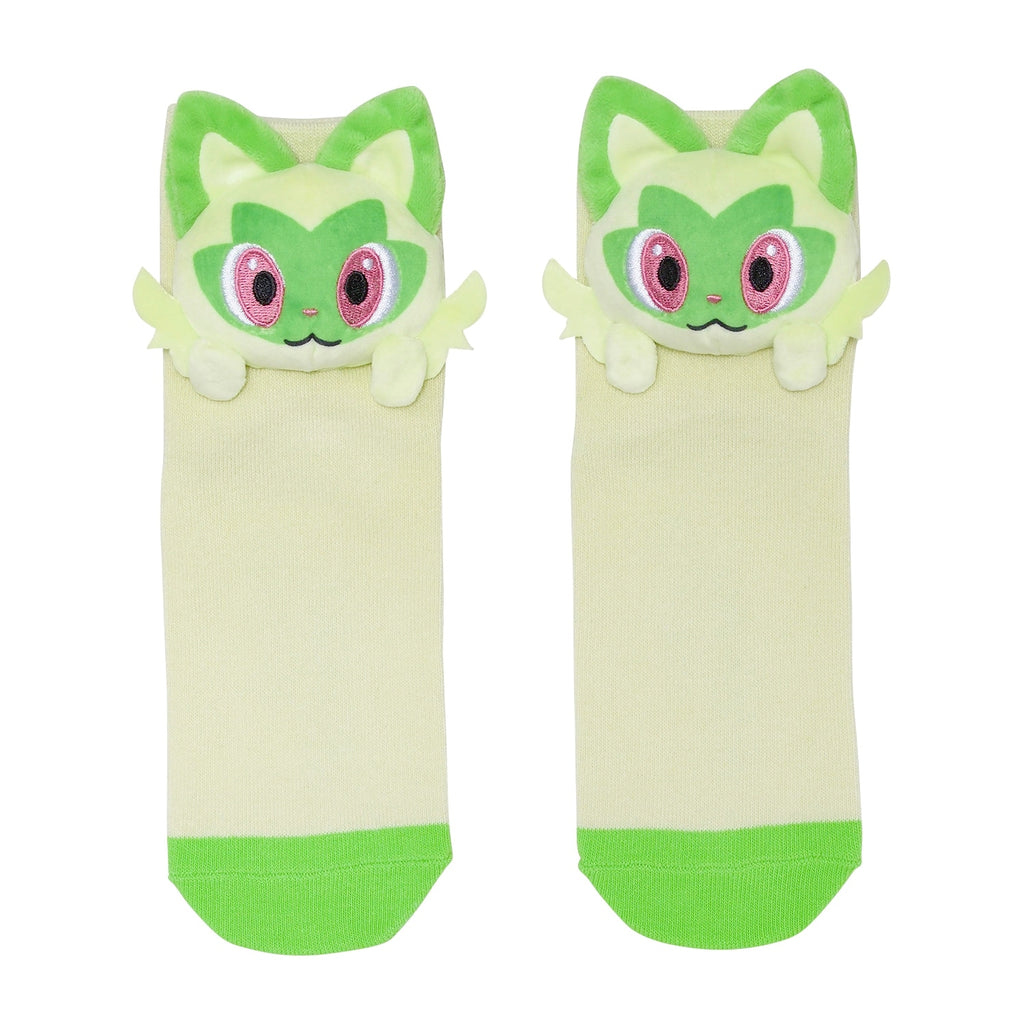 Middle socks with mascot Nyaoha (23-25cm)