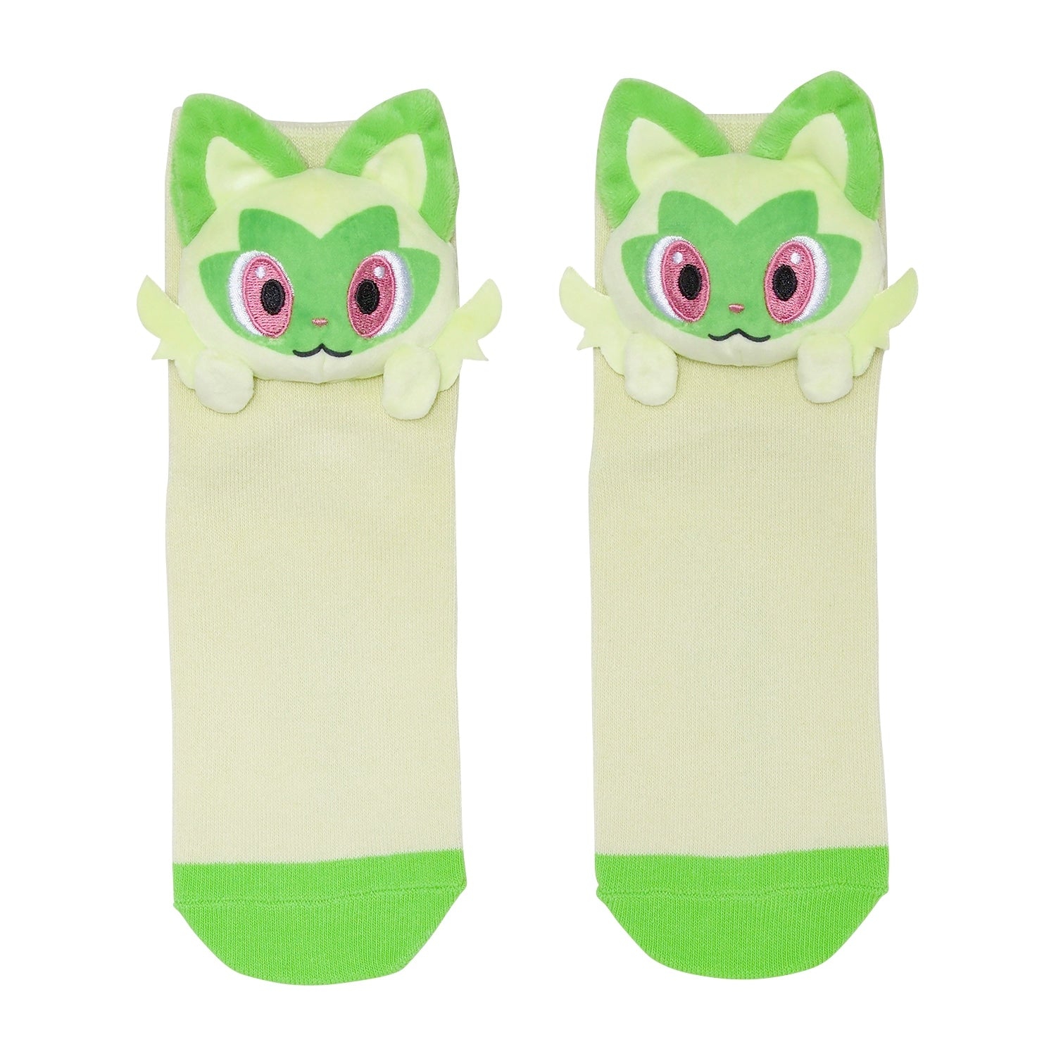 Middle socks with mascot Nyaoha (23-25cm)