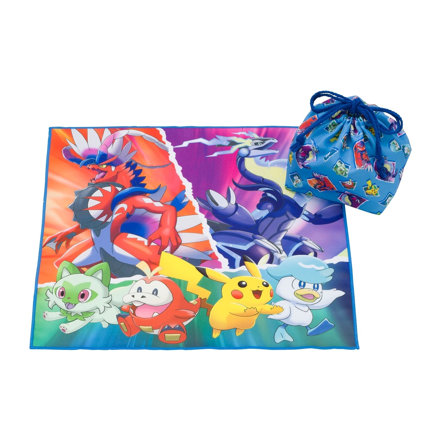 Lunch drawstring bag with cloth NEW ADVENTURE