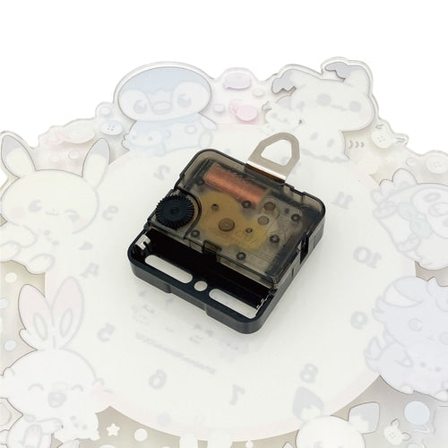 Acrylic wall clock stuffed toy pokepiece