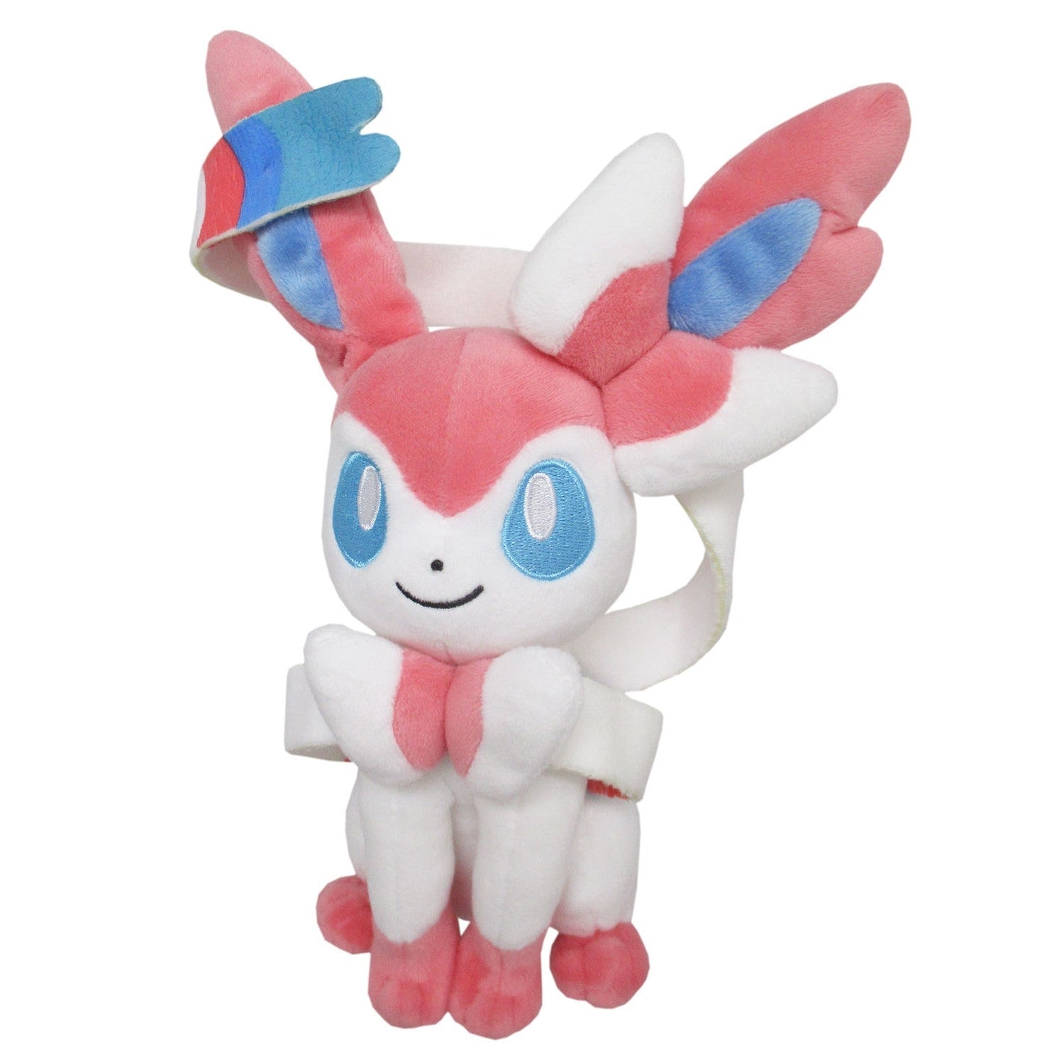 Authentic Japanese Nymphia Pokemon plush with detailed wings and body