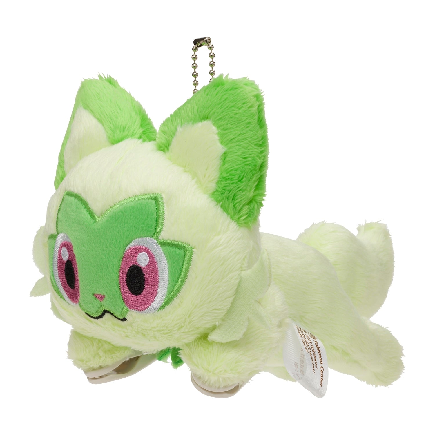 Pokemon Nyaoha Nya! plushie front view, Japan exclusive collectible item