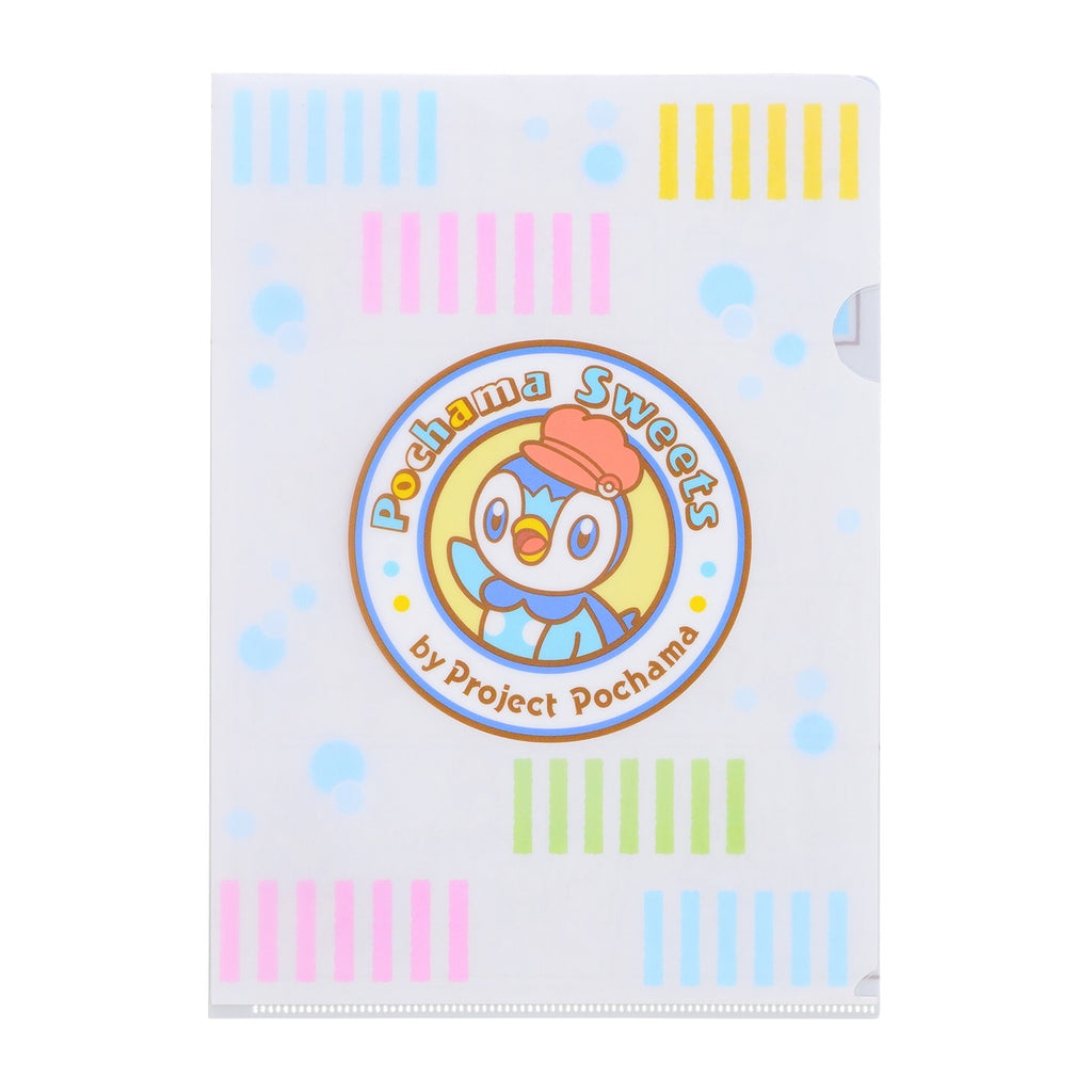A4 clear file Pochama Sweets